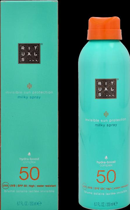 Actual product image Rituals Milky Spray (Sun spray, SPF 50, 200 ml)