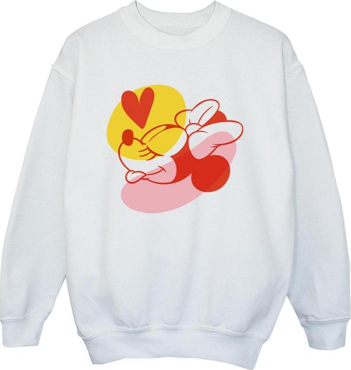 Disney Minnie Mouse Tongue Heart Sweatshirt Jungen