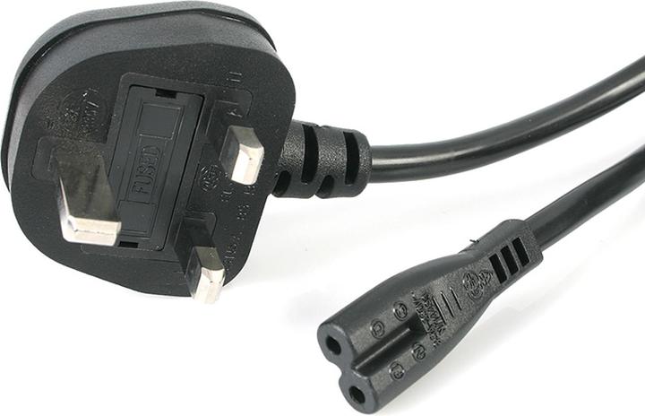 StarTech Cordon D'Alimentation De 1m Avec Fiche Uk Vers C7 (1 m)