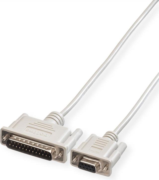 Actual product image Roline DB9-Bu to DB25-St (3 m, VGA)