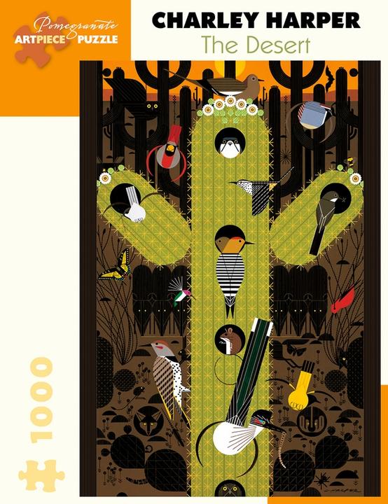 Immagine prodotto Puzzle 1000 pezzi Charley Harper - Il deserto (1000 pezzi)