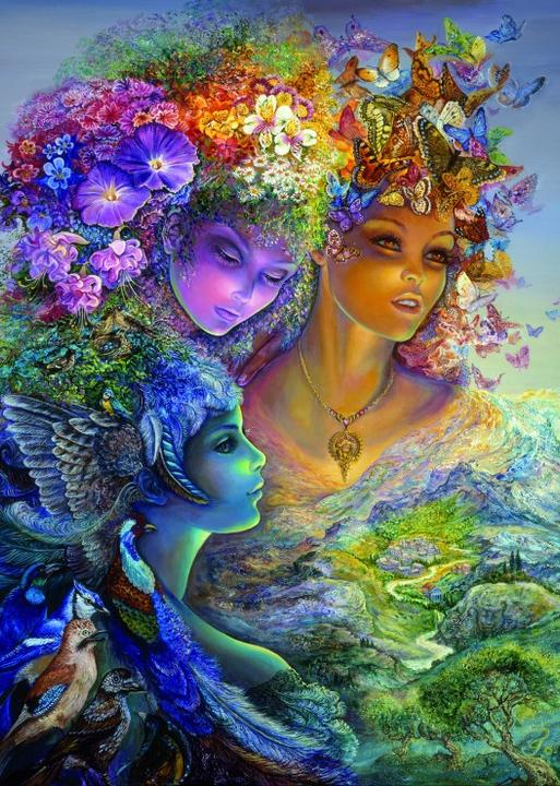 Immagine prodotto Grafika Puzzle 500 pezzi Josephine Wall - Le tre grazie (500 pezzi)