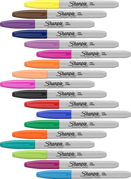 Produktbild Sharpie Permanent Marker Set ”Electro Pop” (Multicolor, 1 mm, 20 x)