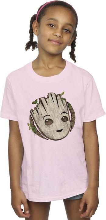 Immagine prodotto I Am Groot Wooden Head Maglietta Ragazze (152, 158)