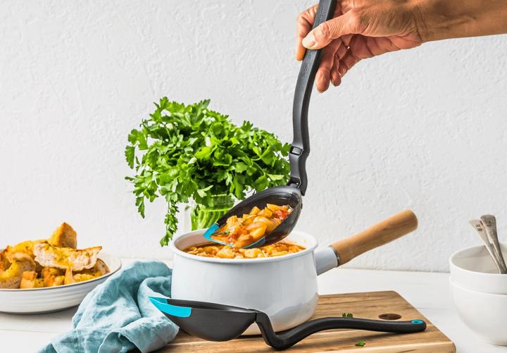 Actual product image DreamFarm Cooking and Serving Spoon Spadle red