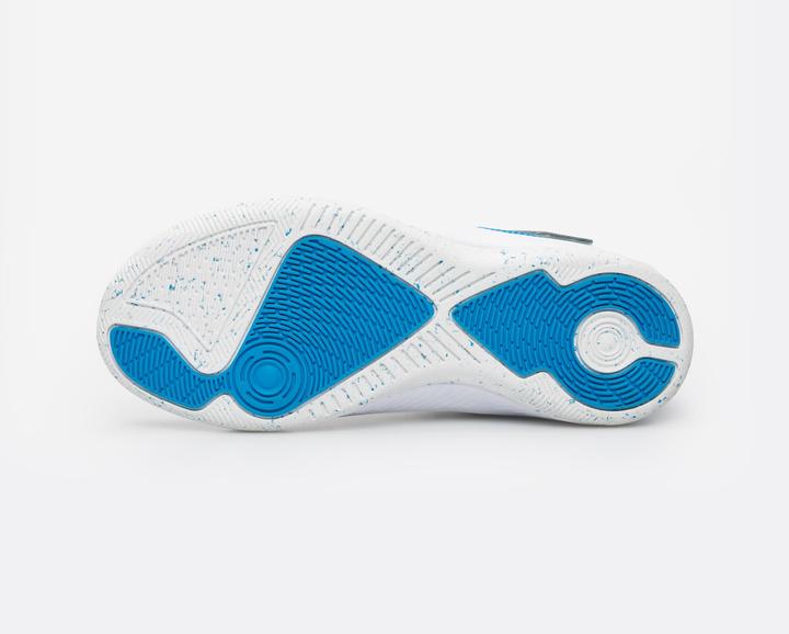 Image du produit Kipsta Chaussures de football en salle enfant Futsal - Eskudo 500 beige/bleu (31)