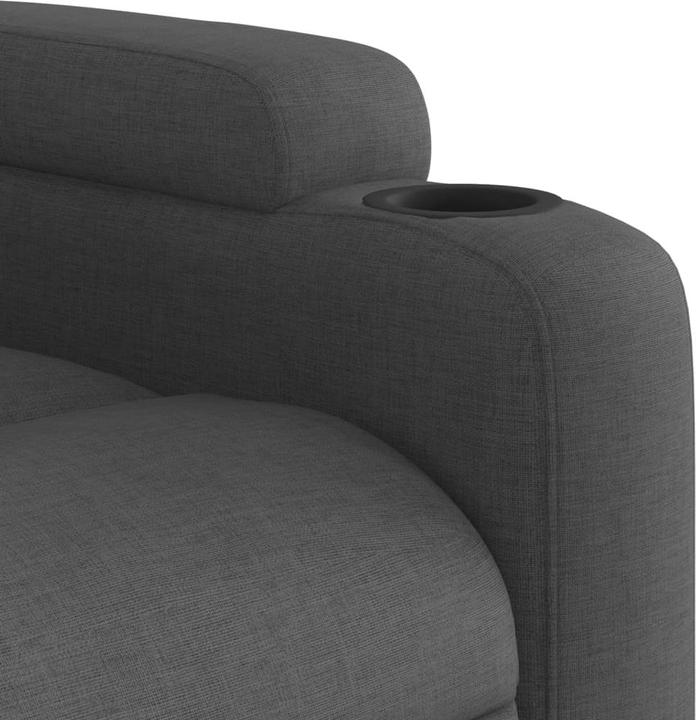 Image du produit VidaXL Fauteuil de massage gris foncé Tissu,Couleur : gris foncé,Matériaux