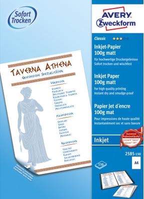 Immagine prodotto Avery Carta a getto d'inchiostro classica A4 (100 g/m², 150 x, A4)