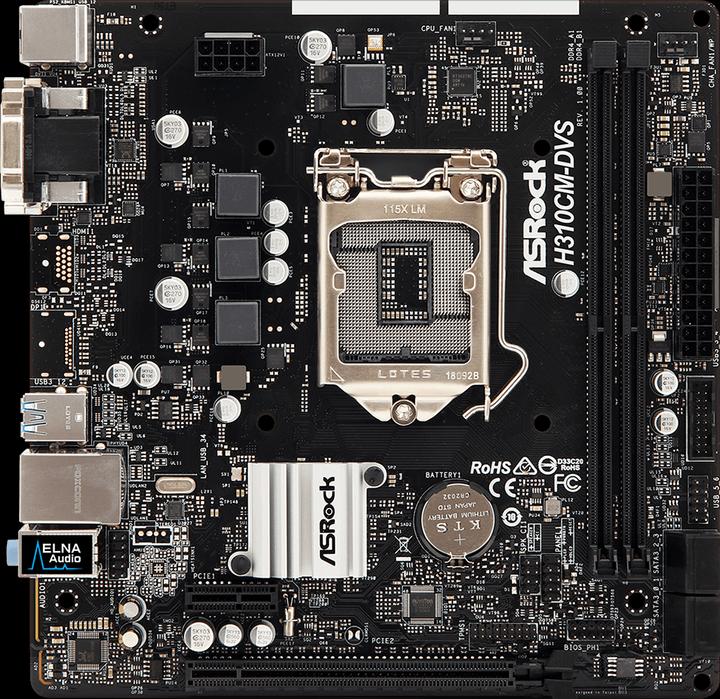 Immagine prodotto AsRock H310CM-DVS (LGA 1151, Intel H310, mATX)