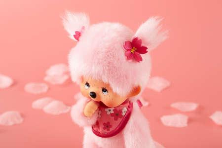 Actual product image Monchhichi Cherry Blossom Girl (20 cm)