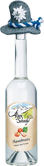 Actual product image Nannerl Alpine schnapps hazelnut mild spirit