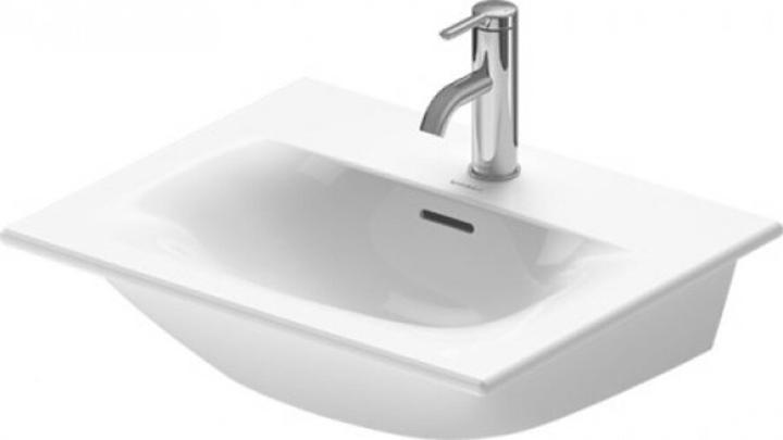 Duravit Lave-mains VIU 530x430mm m ÜL m HLB sans trou pour robinet blanc (430 mm, 530 mm)