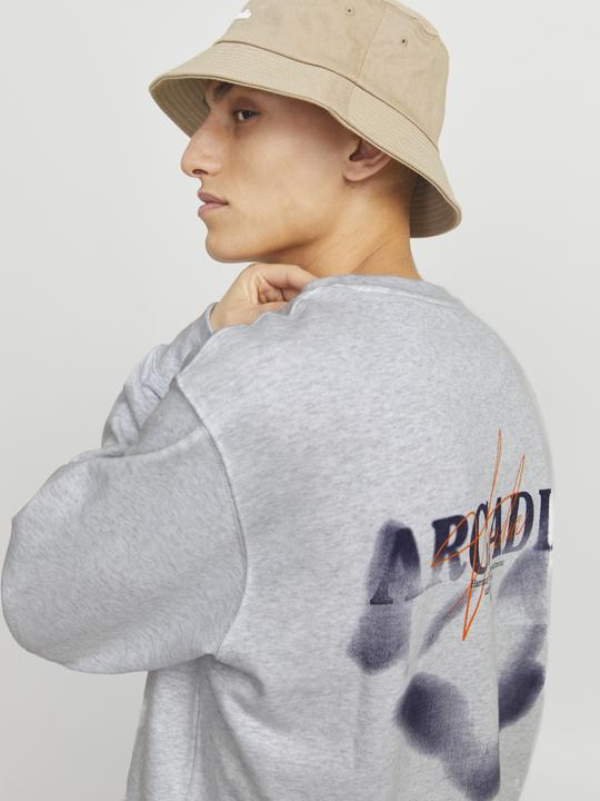 Produktbild Jack & Jones Jjecharge Graphic Sweat O-N Styd Aw24 Ln (XL)