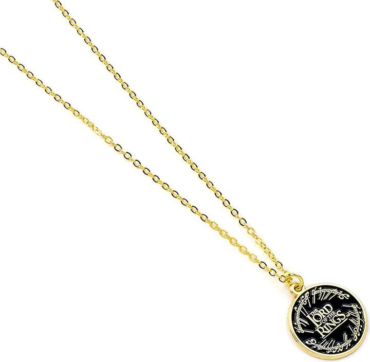 Actual product image Lord of the rings Logo Gold Painted Necklace & Pendant (100% synthetic material)