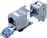 Produktbild AMP CommScope/ Netconn -Twist-6AS SL Jack mit Staubschutz 0-17