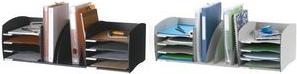 Actual product image Paperflow Filing system XL, 8 inserts, gray polystyrene, 4 adjustable dividers (A4)
