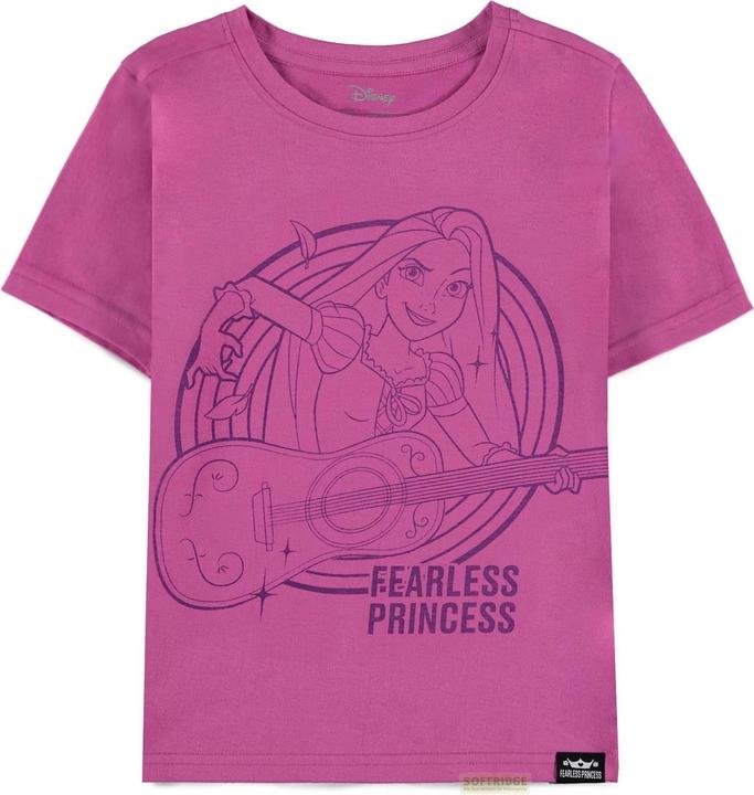 Difuzed Disney Fearless Princess (Kids) - Rapunzel Girls Short Sleeved T-shirt - 134/140 (134)
