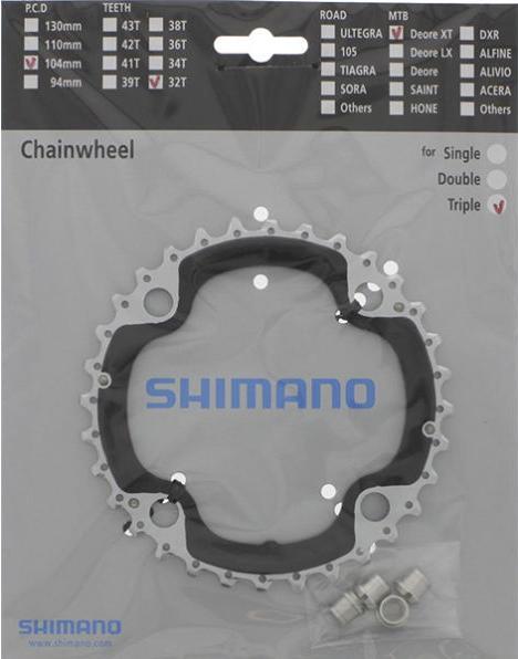 Produktbild Shimano Kettenblatt Deore XT FC-M770-10 Triple (32)