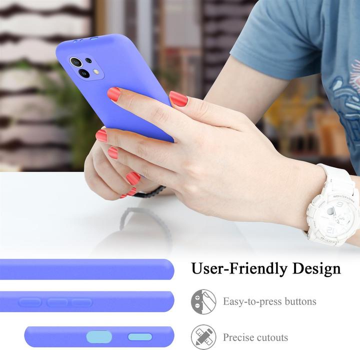 Immagine prodotto Cadorabo Copertura della cassa del silicone liquido TPU (Xiaomi Mi 11 5G)