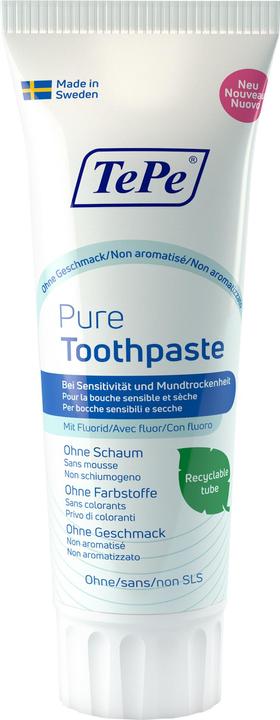 Immagine prodotto TePe Dentifricio puro senza aroma Tb 75 ml (75 ml)