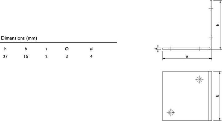 Actual product image Charmag reinforcing brackets (Reinforcing brackets, 1 pcs.)