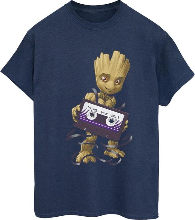 Immagine prodotto Guardians Of The Galaxy Groot Cosmic Tape Maglietta Ampia Donna (S)