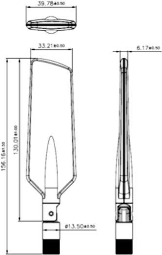 Actual product image Delock Antenna GSM / UMTS / ZigBee / LTE (GSM)