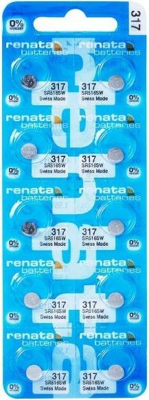 Etichetta energetica Renata 317 / SR516SW (10 pz., SR62, 10.50 mAh)