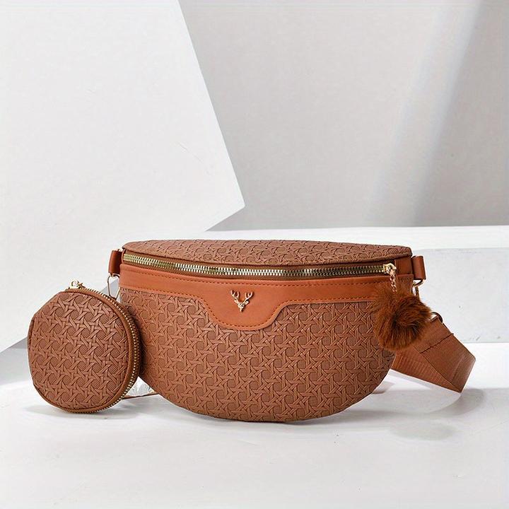 Produktbild Only-Bags.Store Zweiteiliges Hirschdekor Modische Brusttasche Crossbody Bag Set