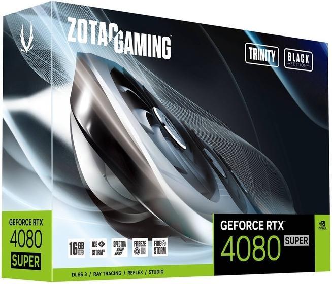Image du produit Zotac GeForce RTX 4080 SUPER Trinity édition noire (16 Go)