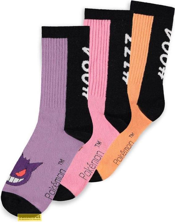 Actual product image Difuzed Pokemon - Gengar, Eevee, Charmander - 39/42 size (pack of 3, 39)