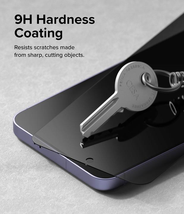Image du produit Ringke Screen Protector for Galaxy S24 EASY SLIDE PRIVACY TEMPERED GLASS 2 pack, w installation Jig (2 pièce(s), Samsung Galaxy S24+)