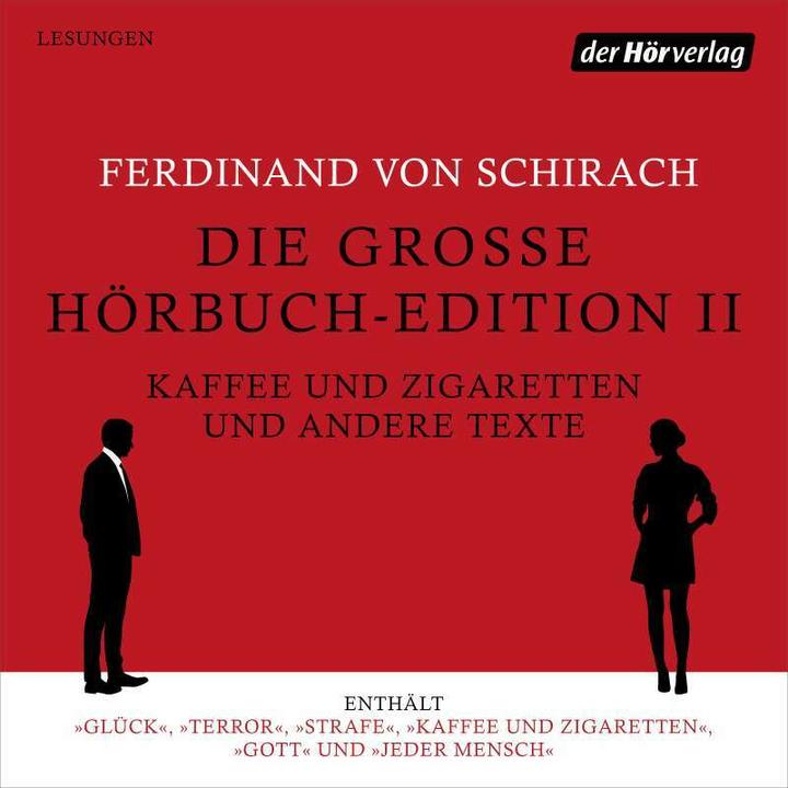 Image du produit La grande édition de livres audio II - Café et cigarettes et autres textes (Bettina Kurth, Cathlen Gawlich, Bibiana Beglau, Jördis Triebel, Wolfgang Stockmann, Allemand)