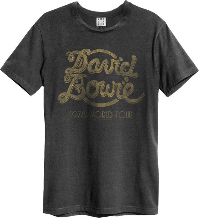 Amplified Adult 1978 World Tour David Bowie TShirt