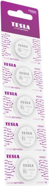 Image du produit Tesla CR 2025 5 piles bouton (5 pcs, CR2025, 165 mAh)