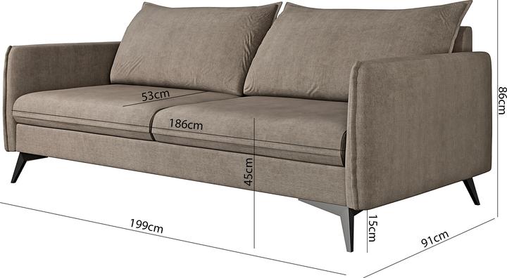 Produktbild Ropez Juli Bis (3-Sitzer, Polstergruppe, 2-Sitzer, 1-Sitzer)