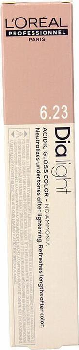 L'Oréal Professionnel DIA LIGHT gel-creme acide sans amoniaque #6,23 50 ml (#6.23 Dark Blonde Gold Coloration without Ammonia)