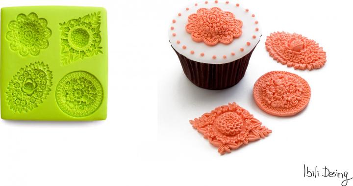 Produktbild Ibili 3D Blumenform 10 x 11 x 1.5 cm Perfekt für die Herstellung von dekorativen Kuchen und Desserts