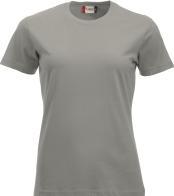 Produktbild Clique Damen T-Shirt Classic-T 029361, Baumwolle, silber, Grösse L (L)