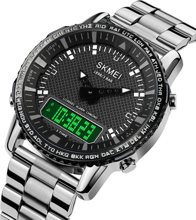 Produktbild Skmei 1898SIBK Herrenuhr + BOX