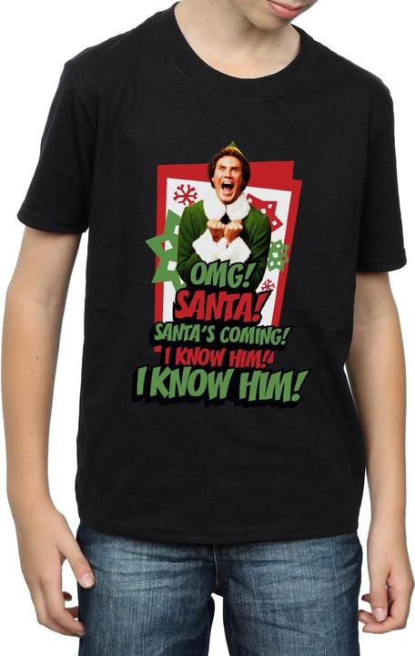Actual product image Elf Boys OMG Santa T-Shirt (140, 146)