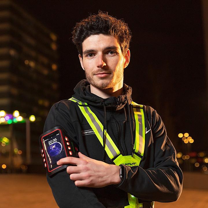 Image du produit Tunturi LED Telefon Armband - Handy Smartphone Halterung