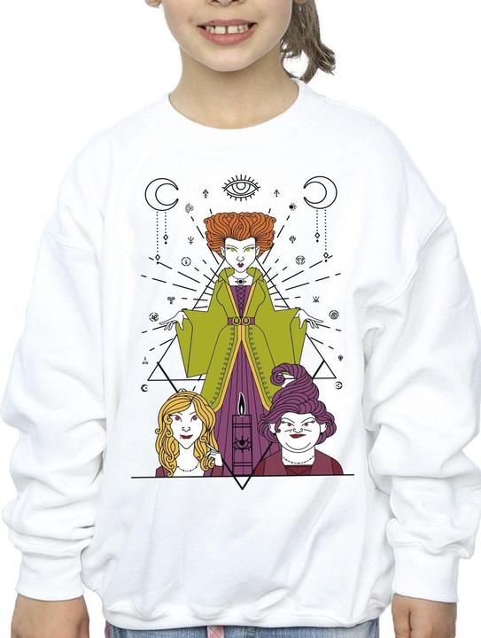 Actual product image Disney Girls Hocus Pocus Candle Sweatshirt (152, 158)