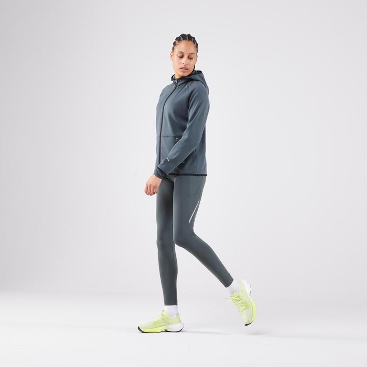 Immagine prodotto Kiprun Calzamaglia da corsa lunga da donna - Run 500 Warm verde (W26/L30)