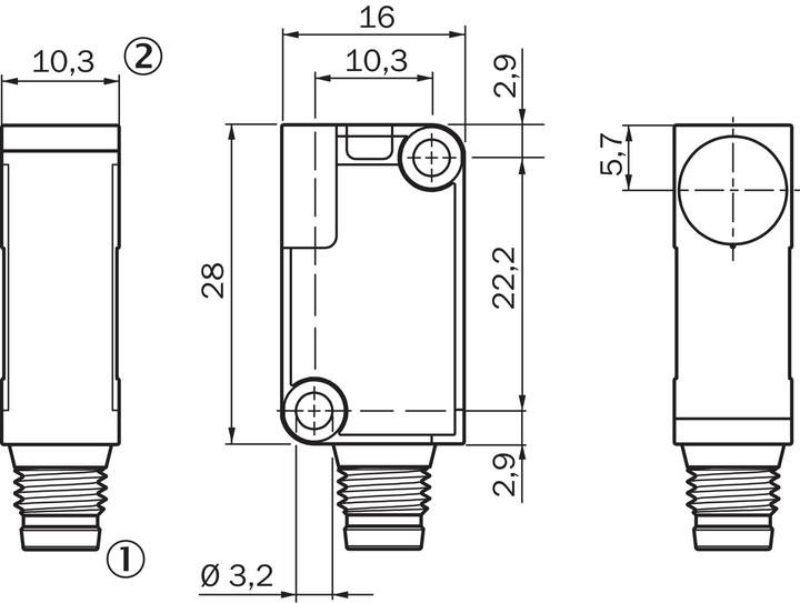 Produktbild Sick induktiver Näherungssensor (Sensor)