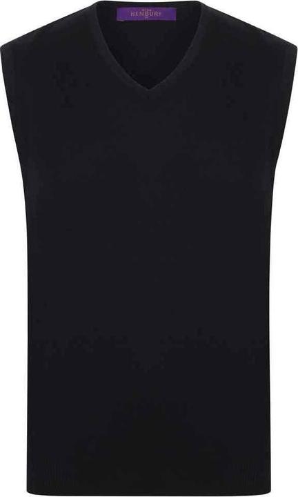 Henbury Sweatshirt VAusschnitt Ärmellos