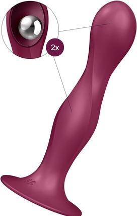 Actual product image Satisfyer Double Ball-R red