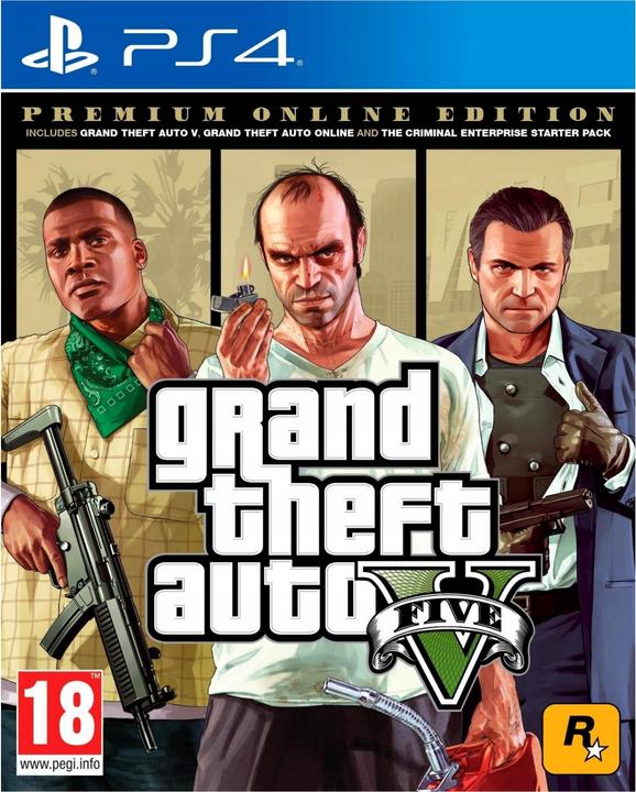 Rockstar Grand Theft Auto V - Premium Edition (PS4, EN)