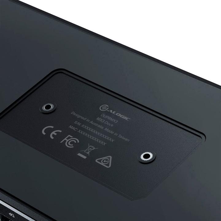 Produktbild Alogic USB-C Triple 4k Docking (USB-C, 3 Ports)