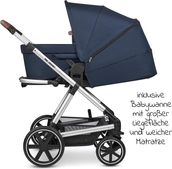 Produktbild ABC Design Kombikinderwagen Kombi-Kinderwagen Timbo 4 - inkl. Babywanne & Sportsitz
